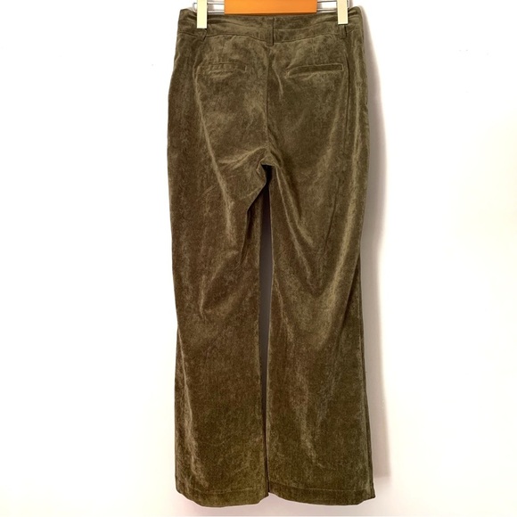 Coldwater Creek Dark Green Corduroy Pants Size P4 - Picture 2 of 8